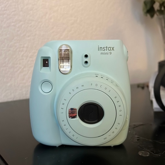Light Blue Instax mini 9 Fujifilm camera!